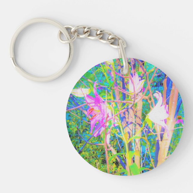 Abstrakt Oriental Lilies in My Rubio Garden (Framsidan)