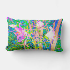 Abstrakt Oriental Lilies in My Rubio Garden Lumbarkudde