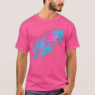 Abstrakt Origami Bird T Shirt