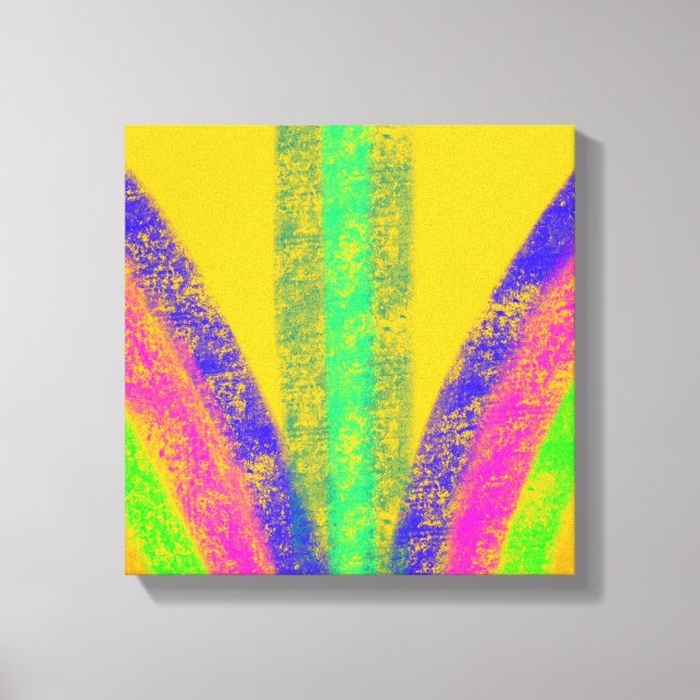 Abstrakt original- konst canvastryck (Framsida)