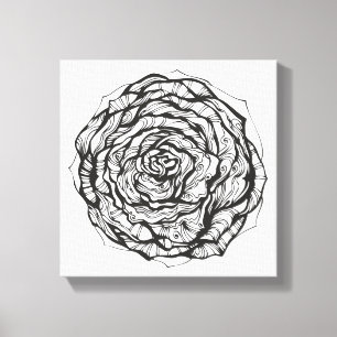 Abstrakt Ornamental Ro 6 Canvastryck