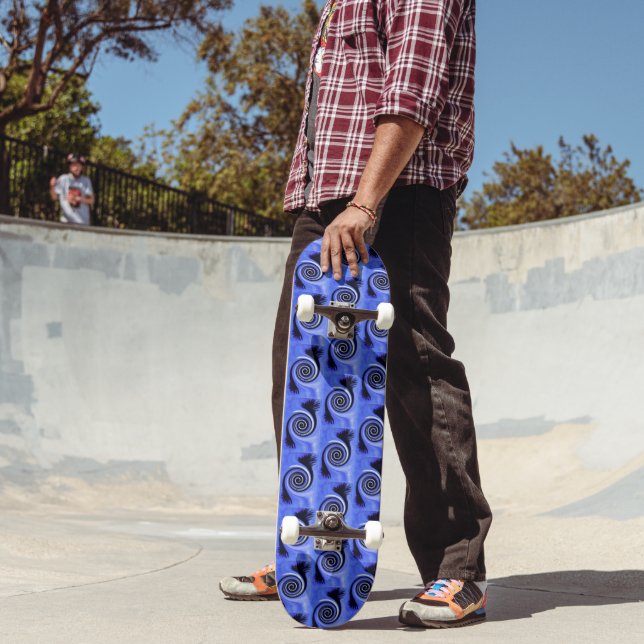 Abstrakt Örnvinge Konst Retro Mönster Skateboard Bräda 21,5 Cm (Utomhus 2)