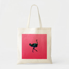Abstrakt Ostrich Budget Tote Tygkasse