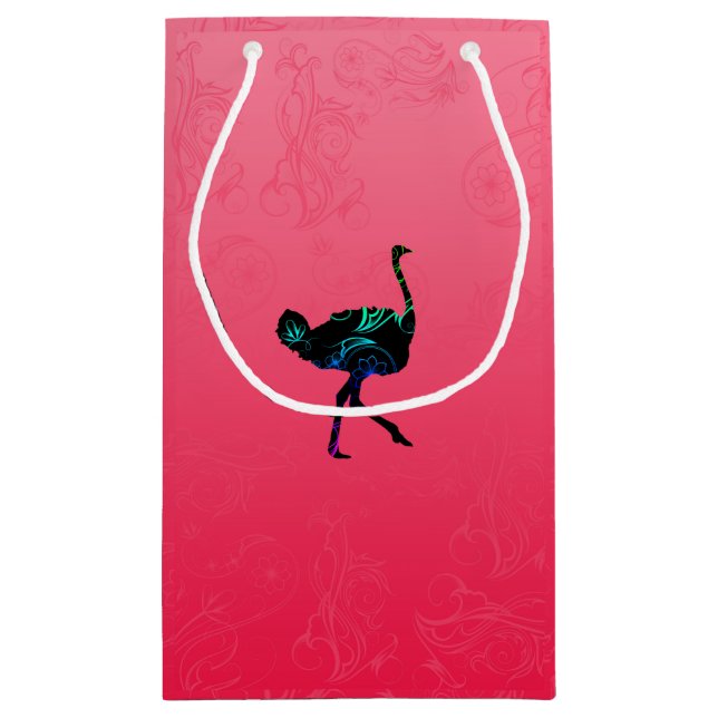 Abstrakt Ostrich Gift-fack (Baksidan)