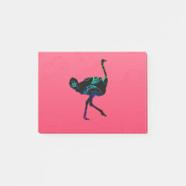 Abstrakt Ostrich Post-it® Notes Post-it Block