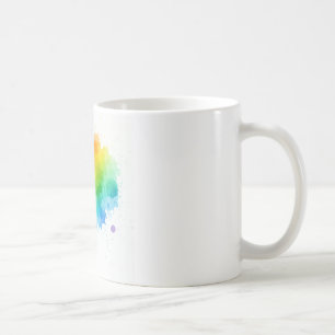 Abstrakt Paint Färg Ceramic Mugg - Artistic and VI
