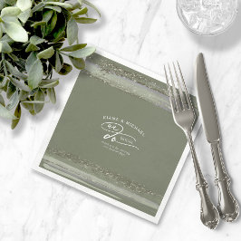 Abstrakt Paint Strokes Vi gör Tack ID886 Pappersservett