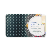 Abstrakt Painters Modern Affärskort