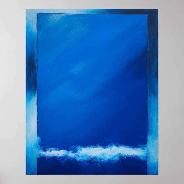Abstrakt Painting, Abstrakt Modern Art Living Rumm Poster (Framsidan)