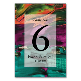 Abstrakt Painting Acrylic Bordsnummer