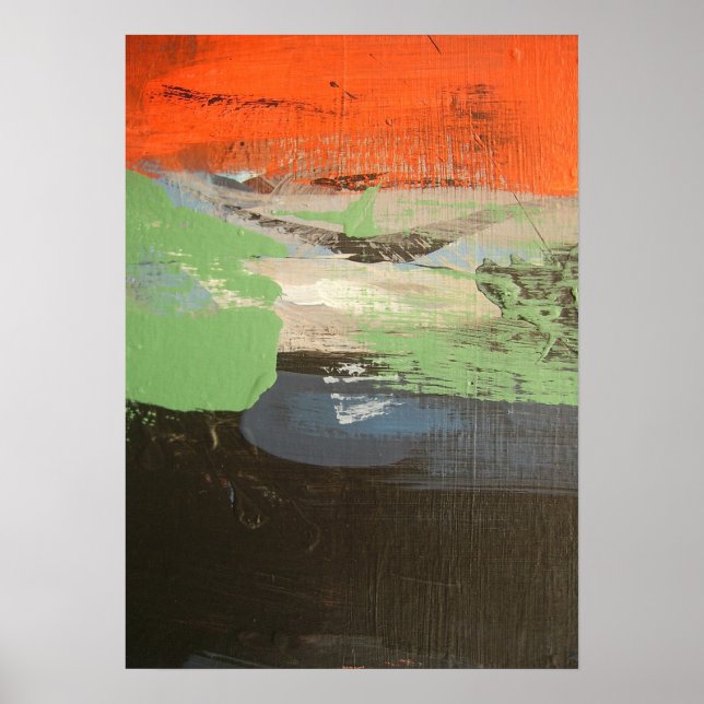 Abstrakt Painting - Alchemy ii - Poster (Framsidan)