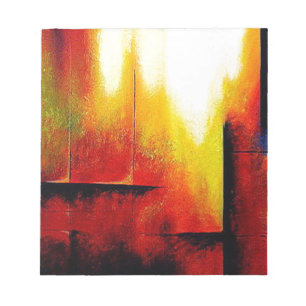 Abstrakt Painting by Hizli Anteckningsblock