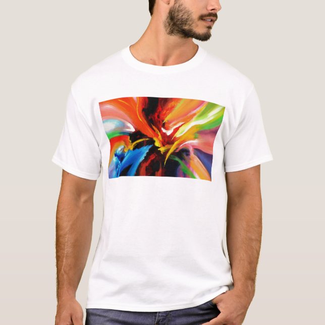 Abstrakt Painting by Serdar Hizli Tee (Framsida)