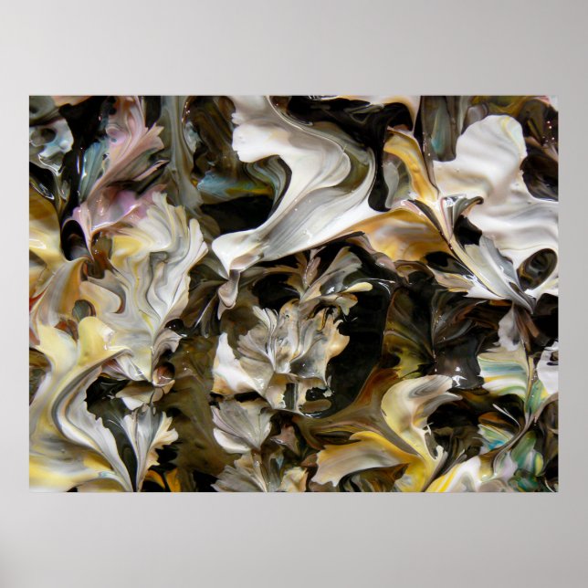 Abstrakt Painting (Detail) #832_B Poster (Framsidan)