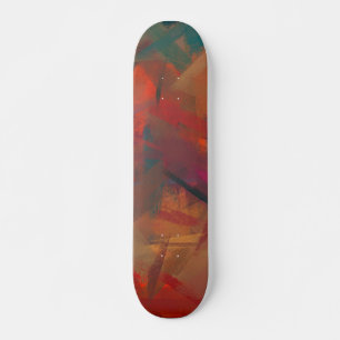 Abstrakt Painting Färg #17 Mini Skateboard Bräda 18,5 Cm