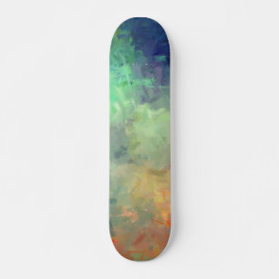 Abstrakt Painting Färg #18 Mini Skateboard Bräda 18,5 Cm