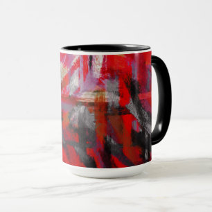 Abstrakt Painting Färg #32 Mugg