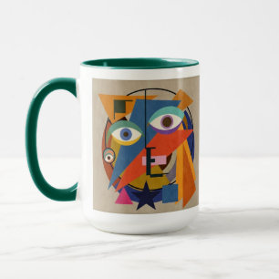 Abstrakt Painting - Kandinsky Personlig Mugg