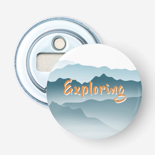 Abstrakt Painting Nature Älskare Flasköppnare (Framsidan)