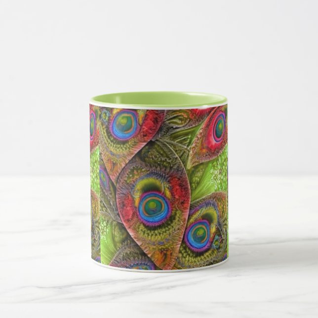 Abstrakt paisleymugg mugg (Center)