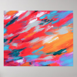 Abstrakt Palette Acrylic Artwork | POSTER