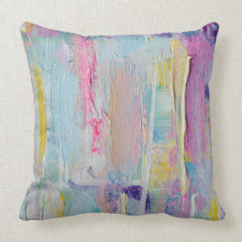Abstrakt Palette Knivar målning Pillow Kudde