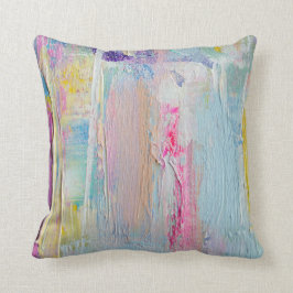 Abstrakt Palette Knivar målning Pillow Kudde