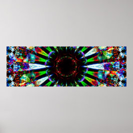 Abstrakt Panoramic Art Poster