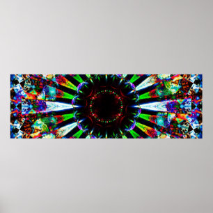 Abstrakt Panoramic Art Poster