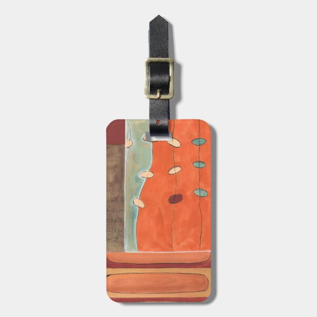 Abstrakt Parad av ägg av Erica J Vess Bagagebricka (Vertikal Framsida)