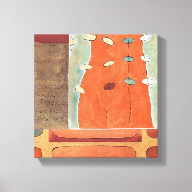 Abstrakt Parad av ägg av Erica J Vess Canvastryck (Framsida)