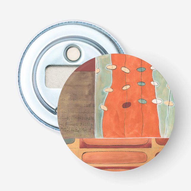 Abstrakt Parad av ägg av Erica J Vess Flasköppnare (Framsidan)