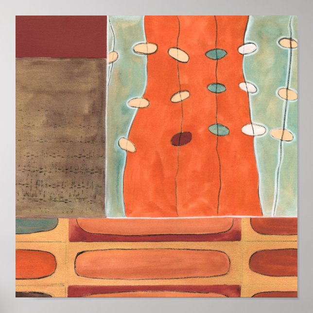 Abstrakt Parad av ägg av Erica J Vess Poster (Framsidan)