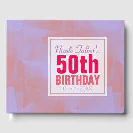 Abstrakt Pastel 50:e födelsedagsgästen Bok