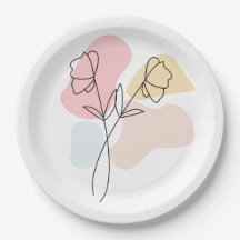 Abstrakt Pastel-Blommigt