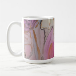 Abstrakt Pastel-Blommigt Kaffemugg