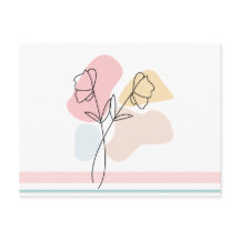 Abstrakt Pastel-Blommigt