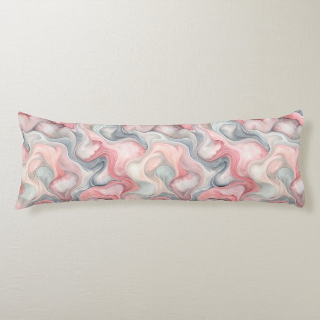 "Abstrakt Pastel Body Pillow Kroppskudde (Framsidan)