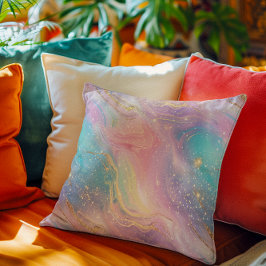 Abstrakt Pastel Glitter Sömlös Mönster Kudde
