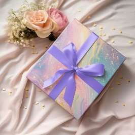 Abstrakt Pastel Glitter Sömlös Mönster Presentpapper