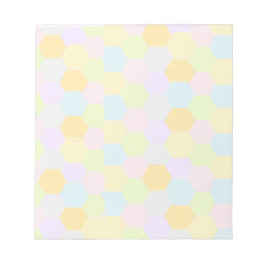 Abstrakt Pastel Mönster med polygoner Anteckningsblock