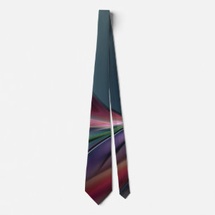 Abstrakt Pastel Mönster på Grått Manar Necktie Slips