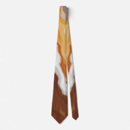 Abstrakt Pastel Paint Fox Svan Edition Neck Tie Slips