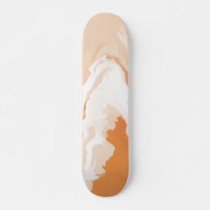Abstrakt Pastel Paint Ginger Edition Mini Skateboard Bräda 18,5 Cm