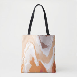 Abstrakt Pastel Paint Ginger Foam Edition Tygkasse