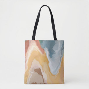 Abstrakt Pastel Paint Summer Edition Tygkasse