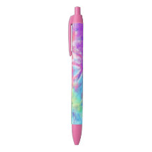 Abstrakt Pastel Rainbow Blue Lila Batik Tie Dye
