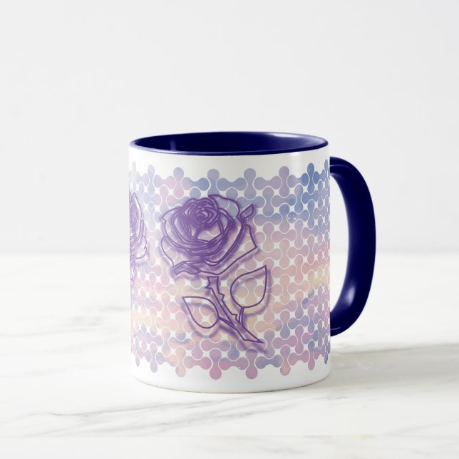 Abstrakt Pastel Ro Mugg (Framsida höger)