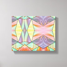 Abstrakt Pastell Färgad Flytande Marmor Geometrisk