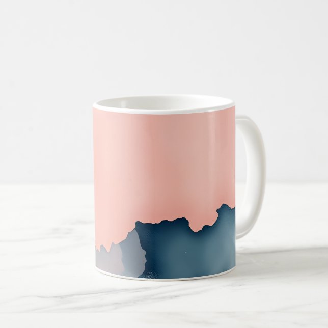 Abstrakt Pastell Kaffemugg (Framsida höger)